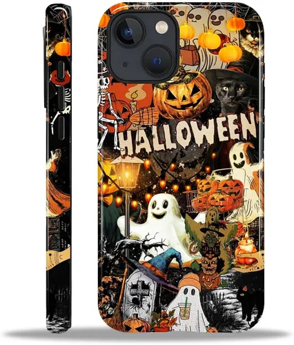 Vista 135 de Funda para iPhone 13 iPhone 14, a prueba de golpes, funda protectora híbrida de 2 capas, doble protección contra caídas, antiarañazos, diseño