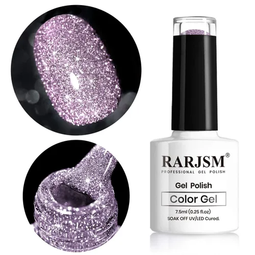 Vista 23 de RARJSM - Esmalte de uñas de gel con purpurina, de color verde oliva, brillante y brillante, para manicura DIY y salón de uñas, requiere secado