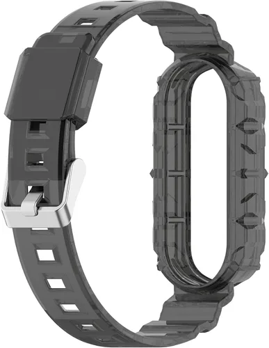 Vista 4 de REYDA Correa de silicona compatible con Xiao Mi Smart Band 7/Mi Smart Band 6/Mi Smart Band 5, suave y flexible y transpirable, pulsera de silicona