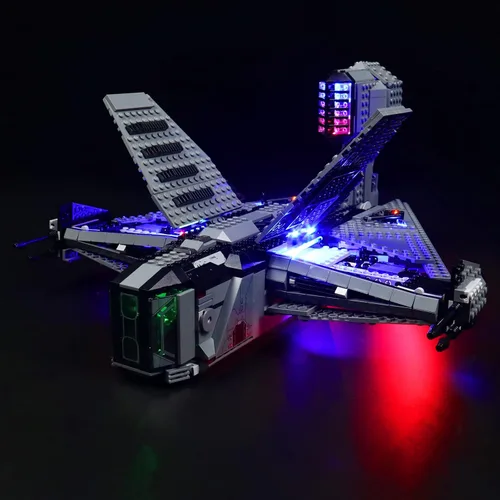 Vista 5 de BrickBling Kit de iluminación LED compatible con Lego 75323 The Justifier Building Set, versión mejorada de luces compatibles con Lego Justifier