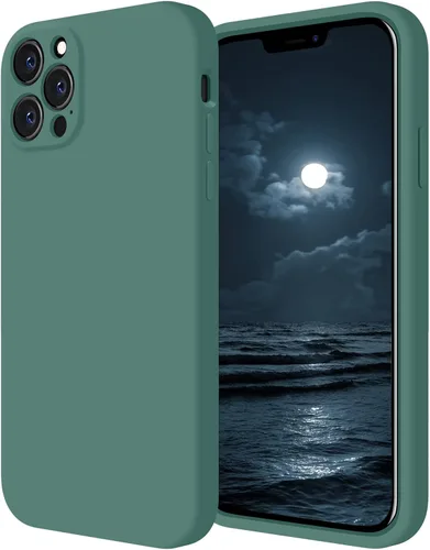Vista 14 de FireNova Funda diseñada para iPhone 12 Pro, funda de silicona [protección de cámara] con forro de microfibra suave antiarañazos, 6.1 pulgadas