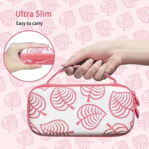 Vista 3 de TIKOdirect Carrying Case for Nintendo Switch lite, Shockproof Portable Travel Bag with Glitter Galaxy case, Screen Protectors and Cute Leaf Thumb