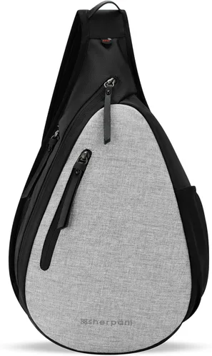 Vista 13 de Sherpani Esprit, bolso bandolera antirrobo, mochila cruzada Beige