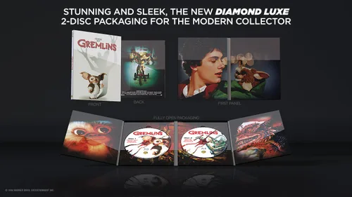 Vista 5 de Gremlins 30th Anniversary Exclusive Diamond Luxe Limited Edition Blu-ray 2 Disk Rare Region free