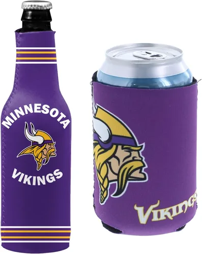 Vista 96 de Soporte aislante para latas y botellas de fútbol americano enfriador de bebidas Huggie (Nueva Orleans (Saints) - Negro) Nueva Orleans (Santos)