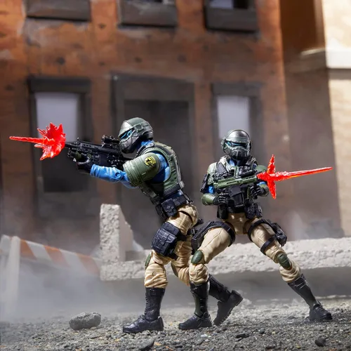 Vista 4 de G.I. Joe Classified Series Steel Corps Troopers, figura de acción coleccionable, 95, figuras de acción de 6 pulgadas para niños y niñas, con 28