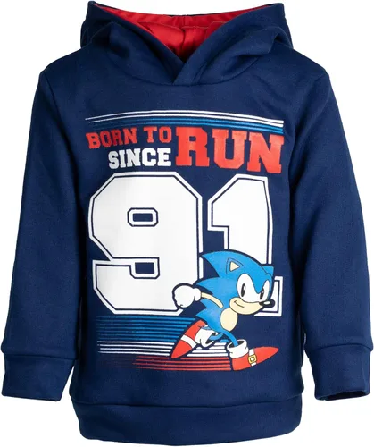 Vista 3 de SEGA Sonic The Hedgehog - Sudadera con capucha de forro polar