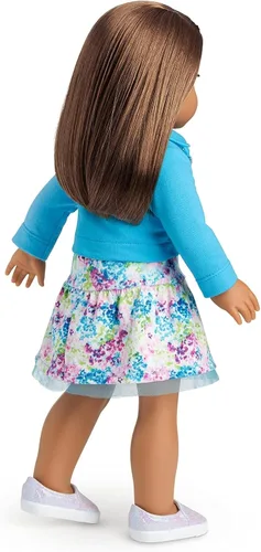 Vista 3 de American Girl Truly Me - Muñeca #79 de 18 pulgadas con ojos color avellana, cabello castaño y piel media con matices neutros, para mayores de 6 años
