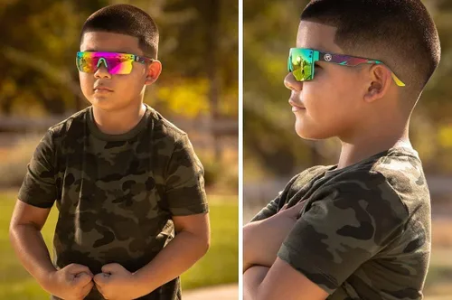Vista 7 de Heat Wave Visual Lazer Face - Gafas de sol para niños