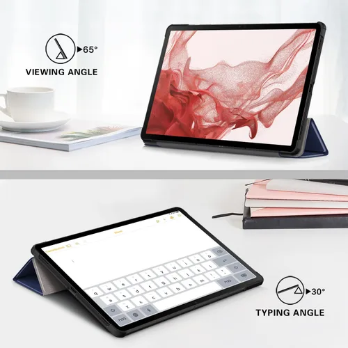Vista 3 de Funda para Samsung Galaxy Tab S10+ Plus de 12.4 pulgadas, versión 2024, ligera, delgada, cubierta de soporte para Tab S9+ Plus SM-X810/X816B/X818U