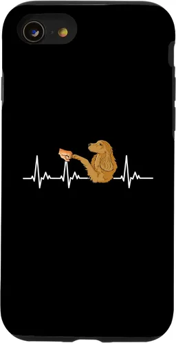 Vista 13 de Funda para iPhone 14 Cocker Spaniel Heartbeat human dog