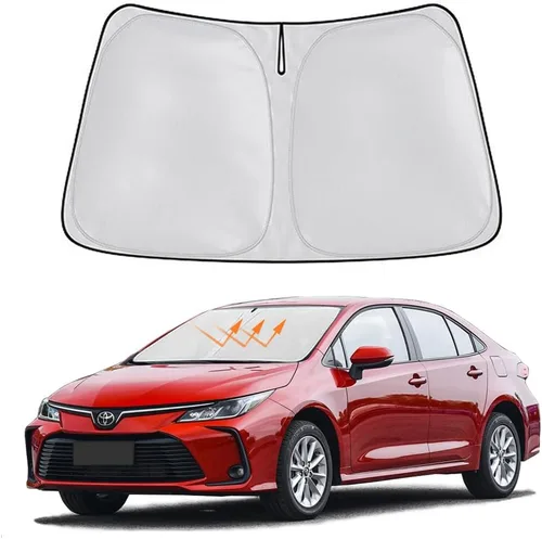 Vista 18 de Parasol para parabrisas BMW Serie 3 2006-2011 Accesorios Plegable Parasol para ventana delantera BMW Serie 3 Accesorios Parasol 240T Poliéster