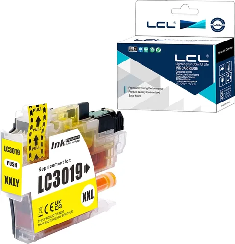 Vista 7 de LCL Cartucho de tinta de repuesto compatible para Brother LC3019 LC3017 XXL LC3017BK LC3019BK de alto rendimiento MFC-J5330DW J6530DW J6930DW Negro