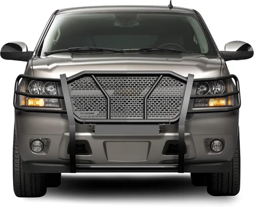Vista 2 de Protección de Parachoques Modular de Escobilla de Rejilla Resistente y Rugosa Black Horse Compatible con 2007-2014 Chevrolet Tahoe 2007-2014