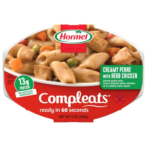 Vista 14 de HORMEL COMPLEATS Chicken Alfredo, bandeja para microondas, 10 onzas (paquete de 6)
