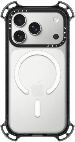 Vista 42 de CASETiFY Funda Bounce para iPhone 16 Pro [a prueba de golpes, 21.3 pies, protección contra caídas de grado militar 6X, compatible con Magsafe] Azul