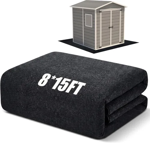 Vista 17 de Haull - Tapete para cobertizo de almacenamiento al aire libre, tapete impermeable para cochera al aire libre, tapete de patio acolchado y suave