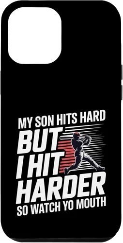 Vista 26 de My Son Hits Hard But I Hit Harder So Watch Yo Mouth - Case for iPhone 17