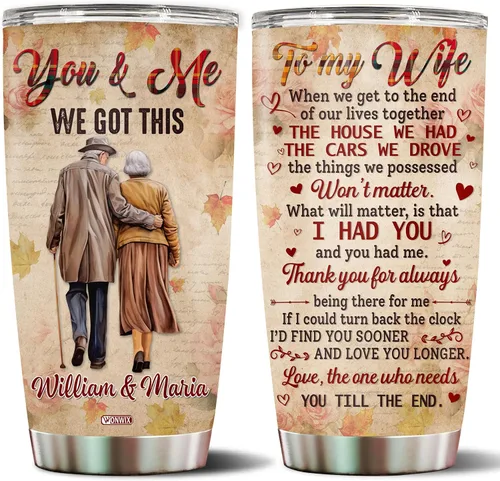 Vista 15 de Regalos inspiradores personalizados para mujeres, taza de viaje, botella de agua, regalo para mamá, esposa, hija, niñas, Navidad, cumpleaños, día