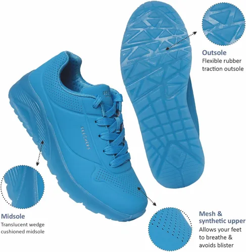 Vista 3 de Skechers Tenis unisex Uno Ice para niños