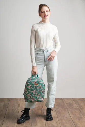 Vista 4 de Maison d' Hermine Bolsa de hombro 100% algodón, bolsa de trabajo informal para mujer, bolsas de gran capacidad para compras, viajes, playa
