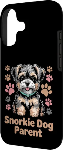 Vista 2 de Snorkie Dog Parent Cute Pet Owner Schnauzer Yorkie Mix Case for iPhone 17