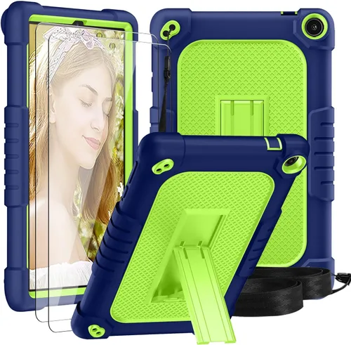 Vista 10 de Mignova para Walmart Onn 8 8 "Gen 3 Tablet Case Kids Girls Friendly Case Construido en Kickstand Correa de hombro y Onn 8 Tablet Protector