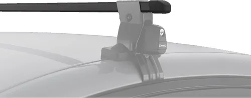 Vista 7 de INNO IN-B107A Barras transversales cuadradas para sistemas de estanterías de techo - 42 pulgadas (1 par) (negro)