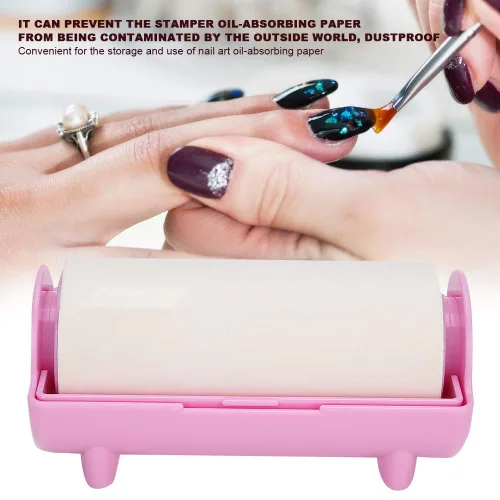 Vista 4 de Sello de uñas de papel absorbente de aceite para arte de uñas, herramienta de eliminación de patrones de estampación de uñas, herramienta