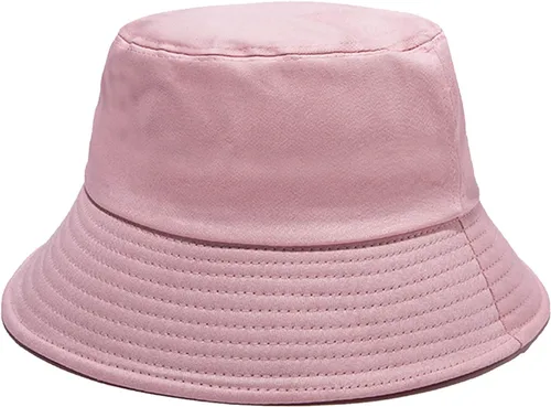 Vista 37 de PFFY Bucket Hat for Women Men Cotton Summer Sun Beach Fishing Cap