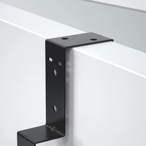 Vista 8 de Fancial Organizador sobre la puerta, organizador de metal, cestas de malla para colgar y montar en la pared de 3 capas, fácil de instalar, negro