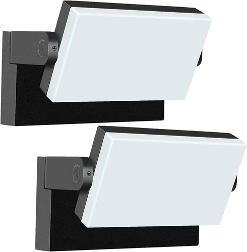 Vista 11 de luces al aire libre de la pared de 40W LED, luz de inundación giratoria del panel 360°, 5000K