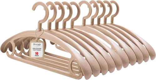 Vista 11 de Perchas resistentes giratorias anchas para invierno para chaquetas Negro