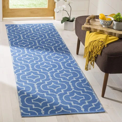 Vista 15 de SAFAVIEH Colección Montauk - Alfombra de pasillo, 2 pies 3 pulgadas x 7 pies, color negro y marfil, algodón hecho a mano, ideal para zonas de alto