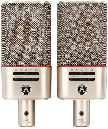 Vista 2 de Austrian Audio OC818 Dual Set Plus Micrófono de condensador de múltiples patrones de diafragma grande (par combinado)