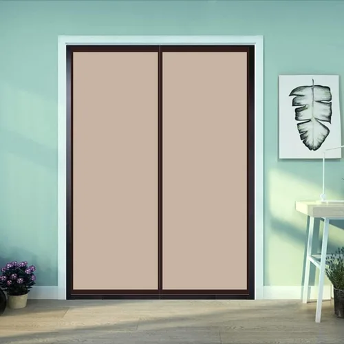 Vista 9 de Cortina de puerta con aislamiento magnético, cubierta térmica para puerta, cierre automático, puerta de privacidad de cierre automático para aire