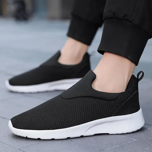Vista 2 de JWSVBF Tenis para fascitis plantar para mujer, de malla de punto, sandalias para fascitis plantar, zapatos casuales con lazos, unisex, a la moda