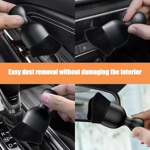 Vista 3 de 1 cepillo de polvo para el interior del automóvil, cepillo de detalles automático sin arañazos, cepillo suave de limpieza interior del automóvil