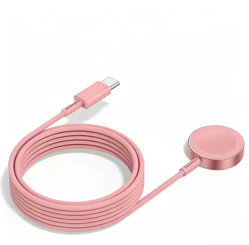 Vista 17 de Cargador de Apple Watch mejorado, cargador rápido magnético, adaptador de enchufe USB C con cable de carga rápida inalámbrico portátil de 3 pies