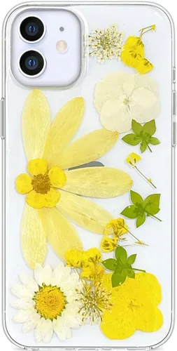 Vista 28 de Abbery - Funda diseñada para iPhone 12/12 Pro con purpurina, transparente y linda con diseño de mariposa, correa para la muñeca, brillante