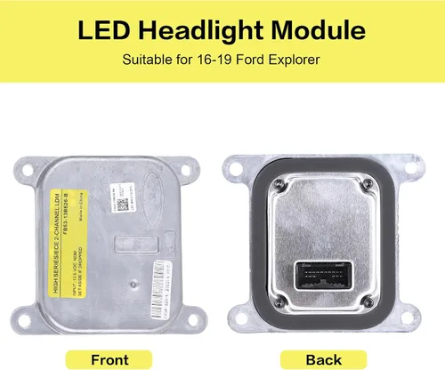 Vista 7 de FB53-13B626-B Módulo de control de balasto de faros delanteros LED compatible con Ford Explorer 2016-2019 Reemplazo para FB5Z-13C788-B 0001477