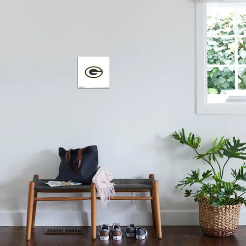 Vista 3 de Trends International Gallery Pops NFL Green Bay Packers - Lienzo decorativo para pared, versión sin marco, 12 x 12 pulgadas, arte de pared de Lienzo