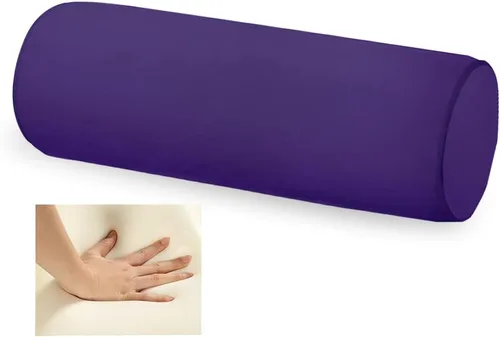 Vista 8 de Almohada de espuma viscoelástica 16x6 para el cuello para dormir, alivio del dolor de cuello, para dormir de lado, espalda o estómago, para coche