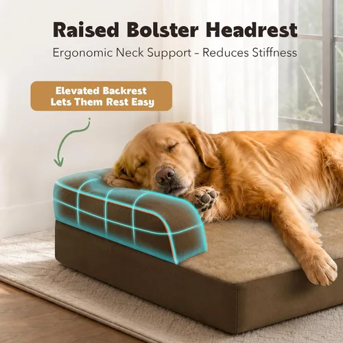 Vista 2 de Cama pequeña para perros y sofá para gatos, camas ortopédicas impermeables para perros pequeños, cama para gatos, sofá para mascotas cómodo