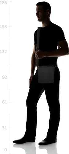 Vista 6 de Lacoste Mens Small Classic Flap Crossover Bag