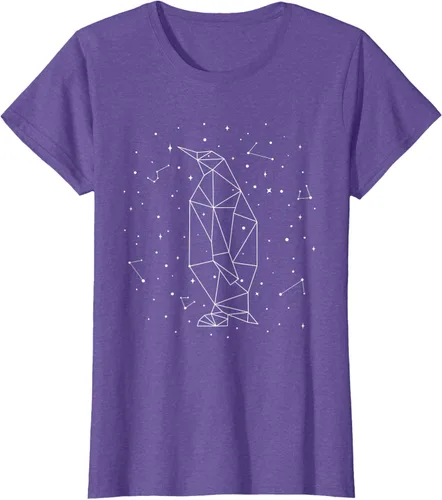 Vista 27 de Sternbild Penguin Constellation Emperor Sea Bird Penguin Camiseta Negro