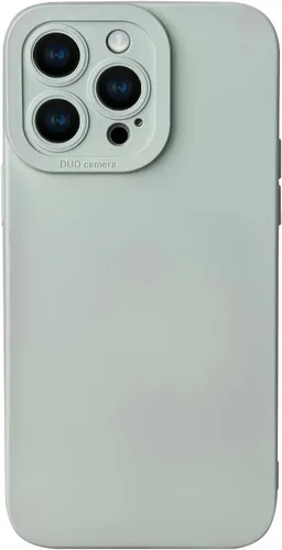 Vista 30 de LOOKSEVEN Funda para iPhone 13, carcasa trasera de goma TPU de silicona negra compatible con iPhone 13 (6.1 pulgadas)