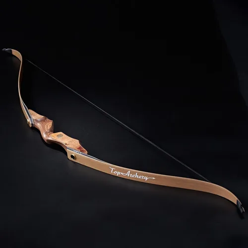Vista 7 de Toparchery Arco recurvo de 60" para adultos - Arco desmontable de madera para mano derecha