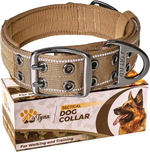 Vista 12 de ADITYNA - Collar de perro resistente con asa, XXL, cuello ajustable de 30 a 36 pulgadas Diseñado exclusivamente para razas de perros enormes como
