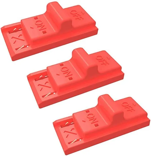 Vista 7 de Jig RCM, Conector Corto de Clip RCM para Controlador N-Switch, Herramienta RCM para Modo de Recuperación NS (Rojo)